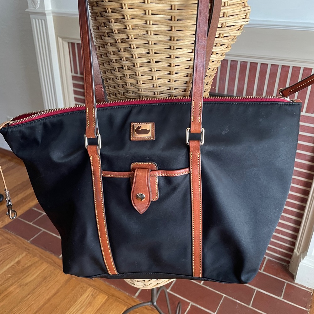 Dooney & Burke black tote bag
